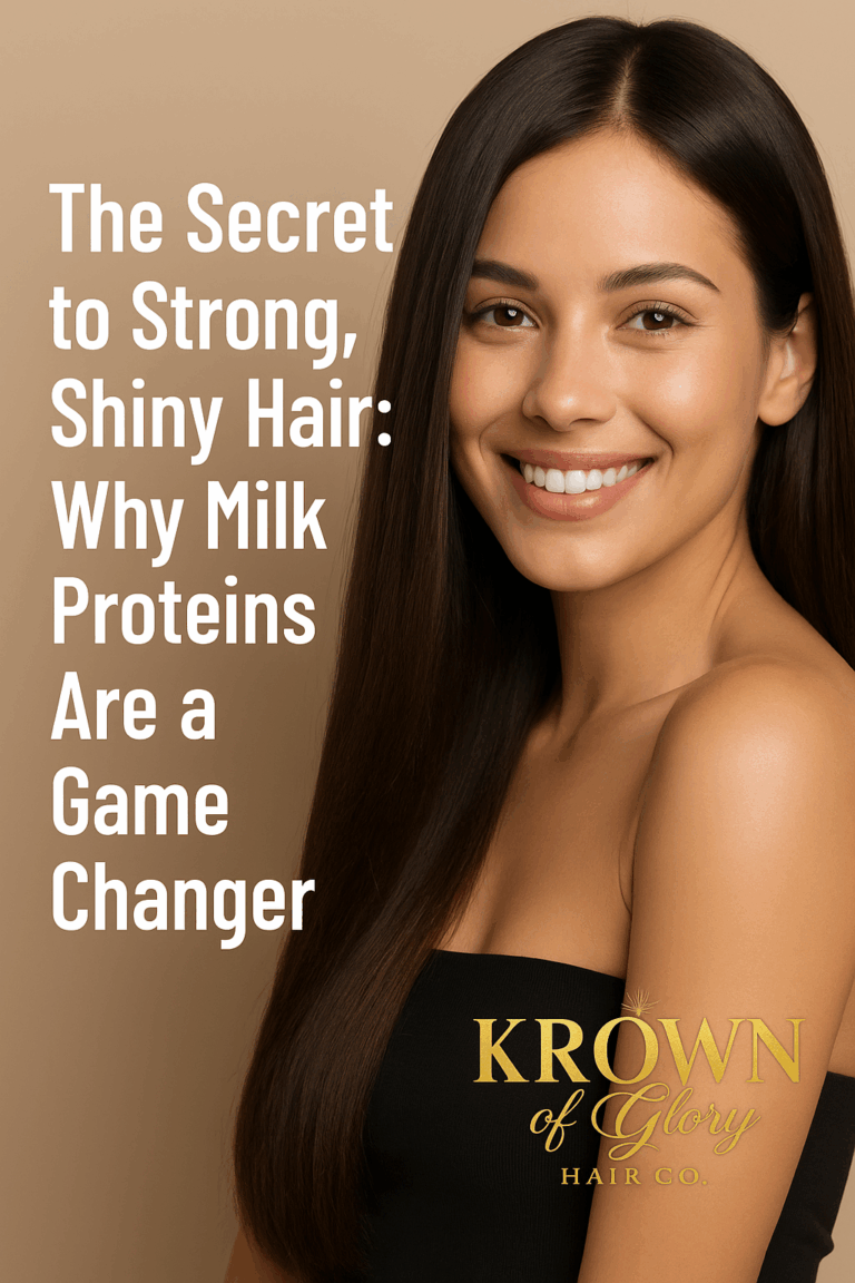 Benefits of Milk Proteins for Your Hair – Krown of Glory Hair Co., Longview, TX